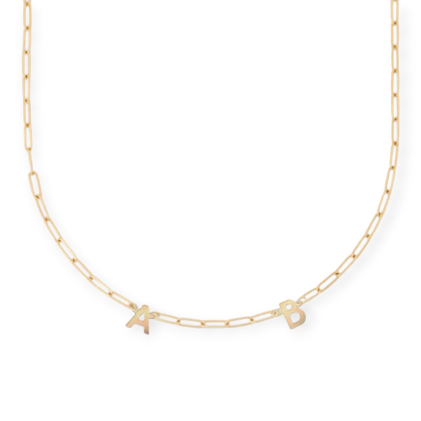 custom initial necklace