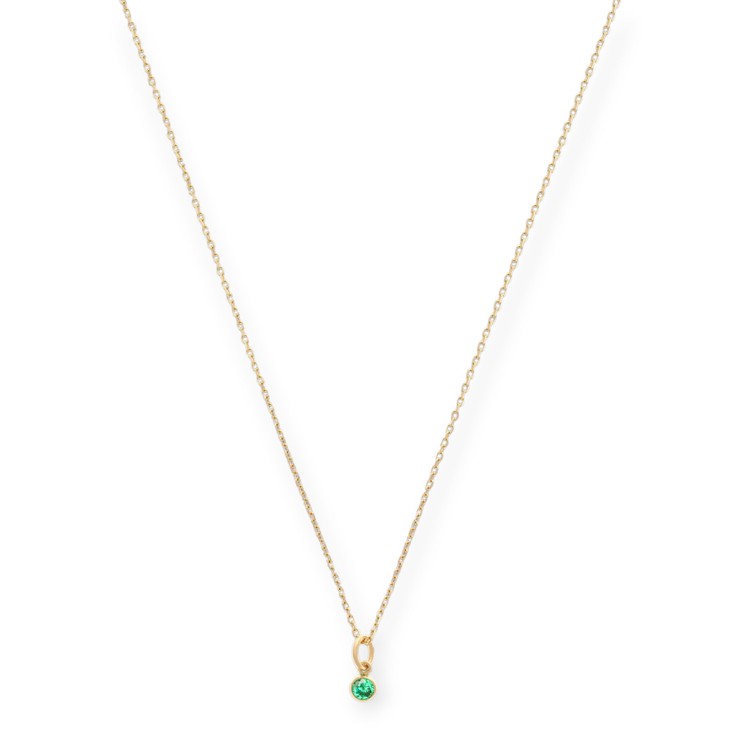 14-Karat-Geburtsstein-Halskette (alle 12 Monate)