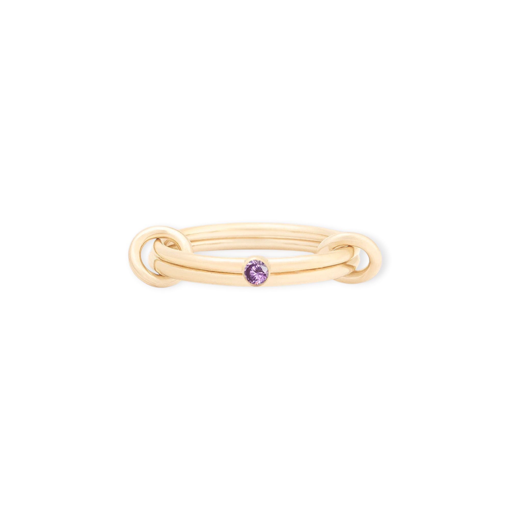 june birthstone linked ring – Cuffed by Nano LLC