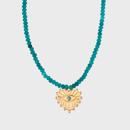 good luck beaded necklace