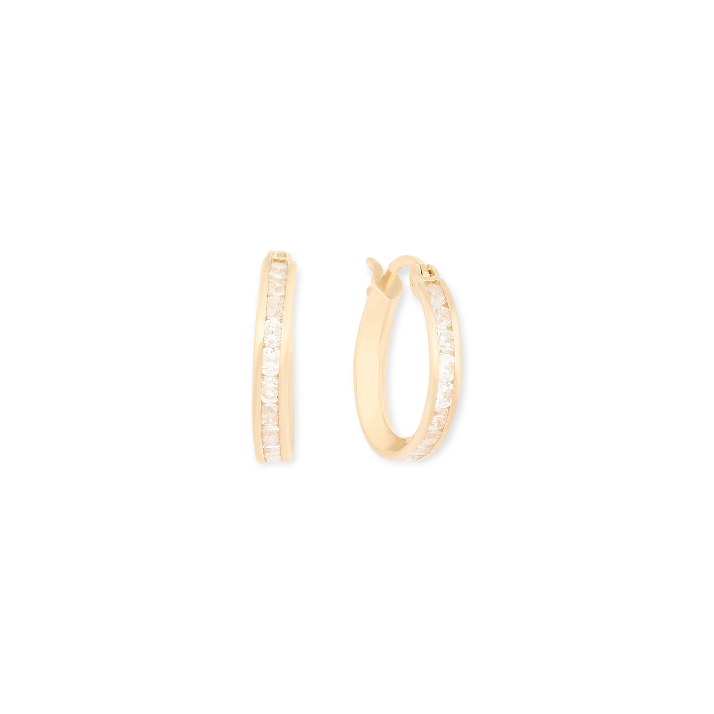 14k cece hoops (15mm)