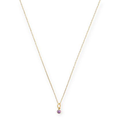 14-Karat-Geburtsstein-Halskette (alle 12 Monate)
