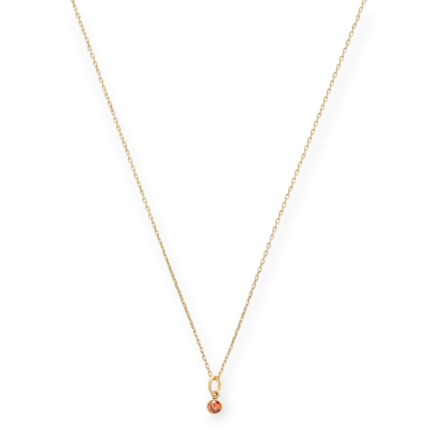 14-Karat-Geburtsstein-Halskette (alle 12 Monate)