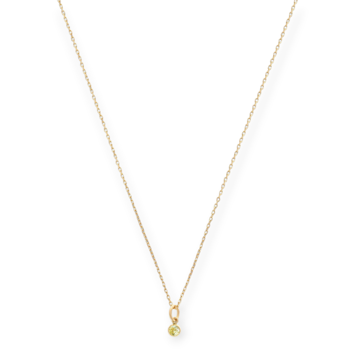 14-Karat-Geburtsstein-Halskette (alle 12 Monate)