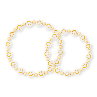 mommy + me smiley bracelets