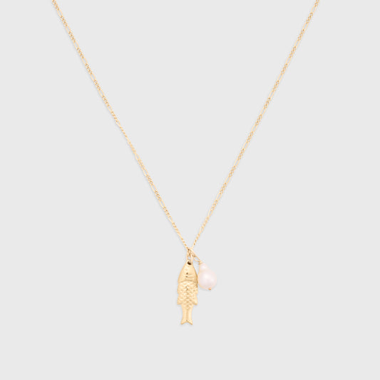 sunny fish necklace