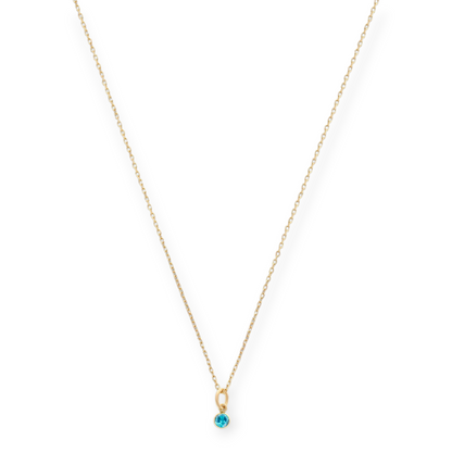 14-Karat-Geburtsstein-Halskette (alle 12 Monate)