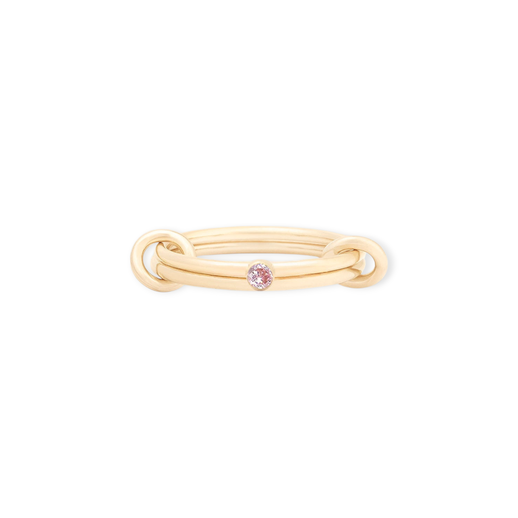 october birthstone linked ring – Cuffed by Nano LLC
