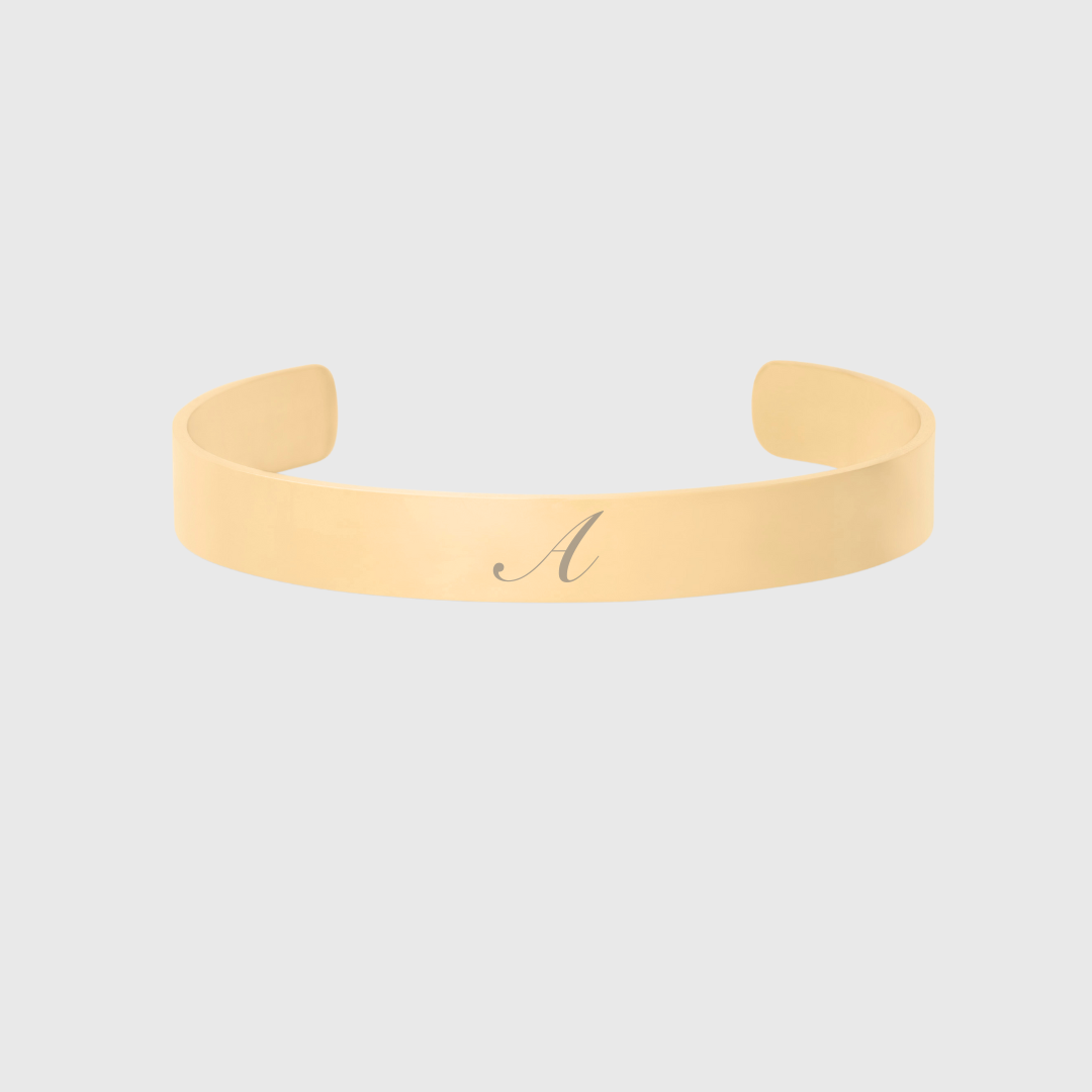 the signature initial cuff