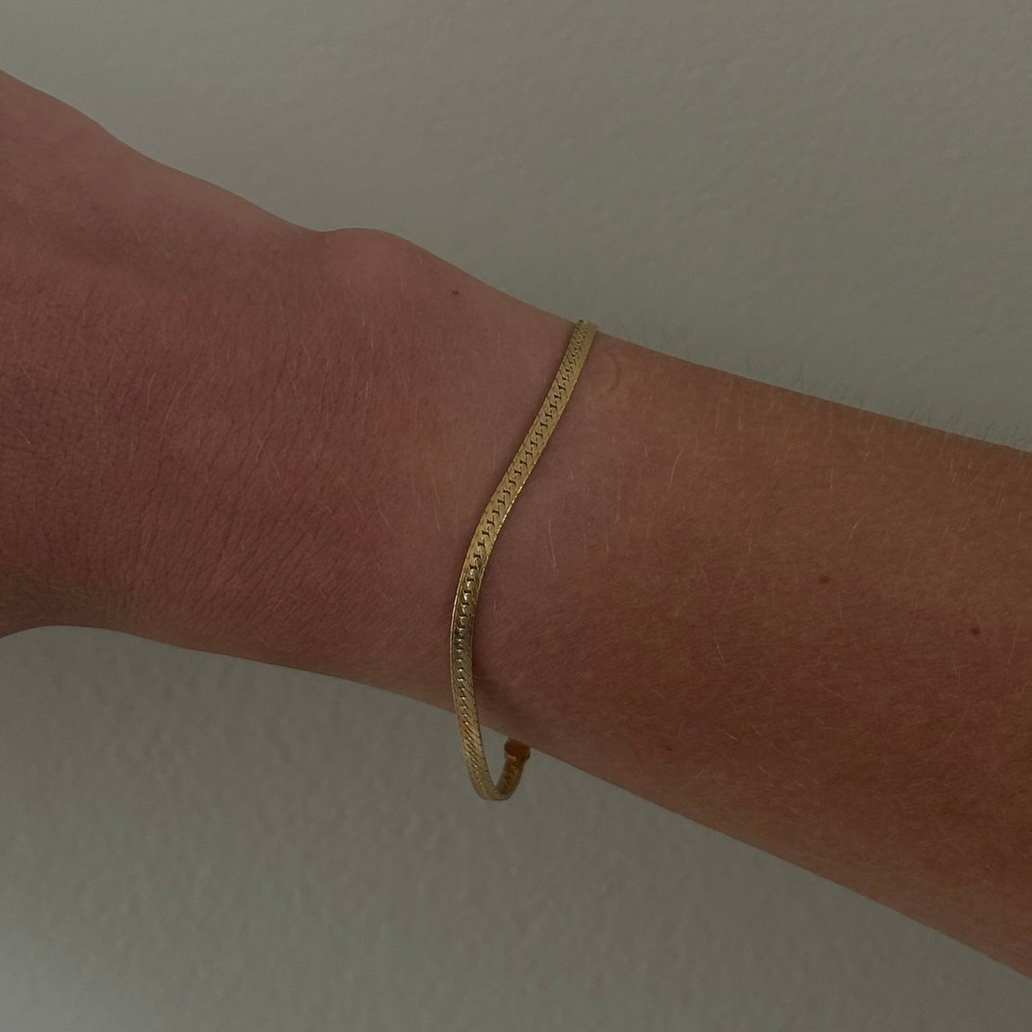 mary herringbone bracelet