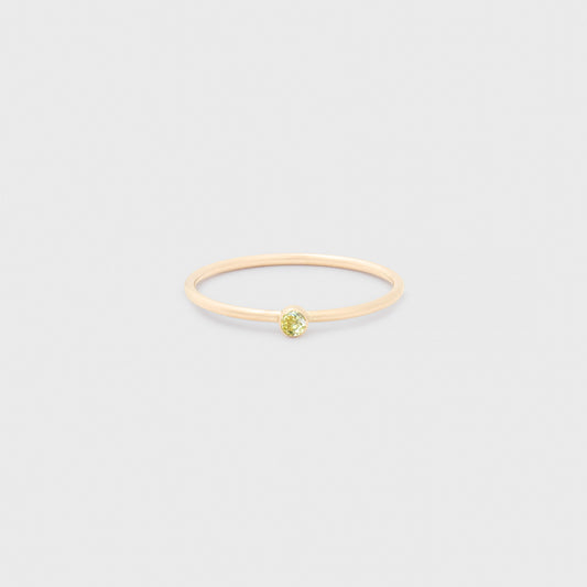 august birthstone ring