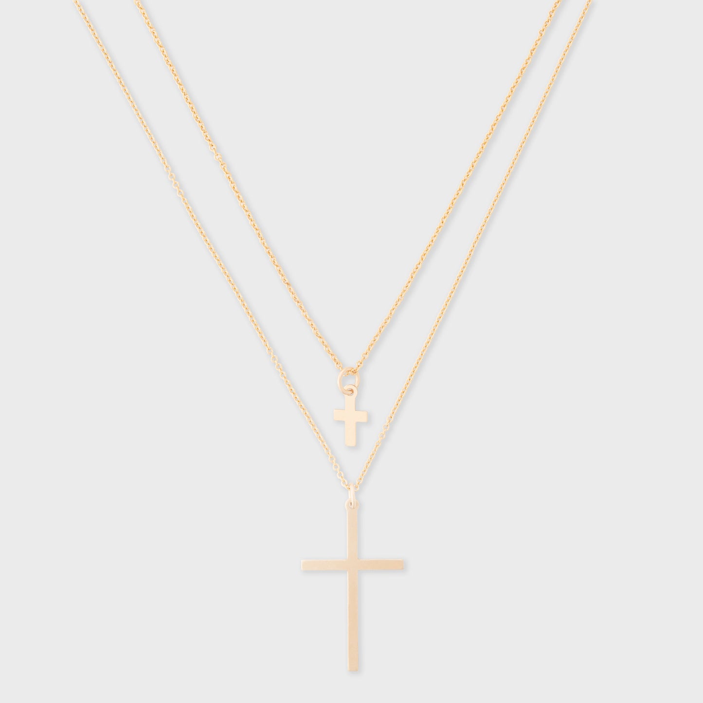 mommy + me cross necklaces