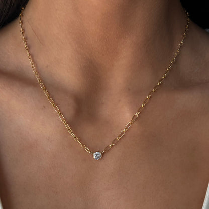 neeks bezel necklace