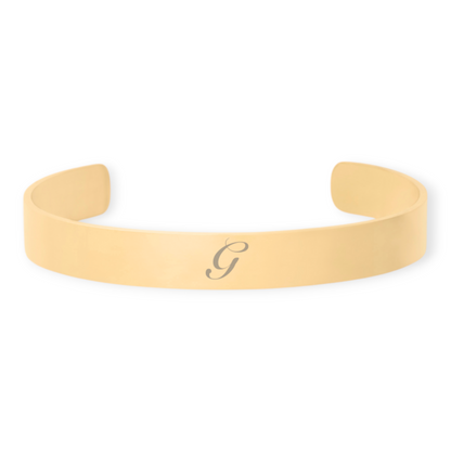 the signature initial cuff