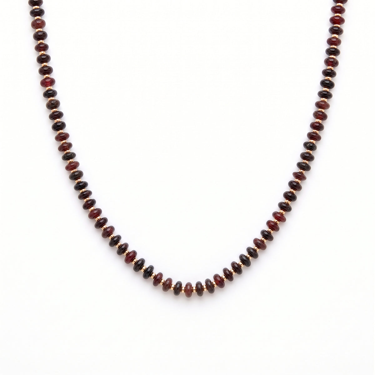 brown beaded necklace