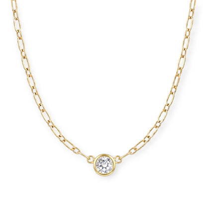 neeks bezel necklace