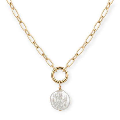 neeks pearl drop necklace