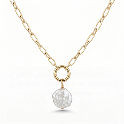 neeks pearl drop necklace