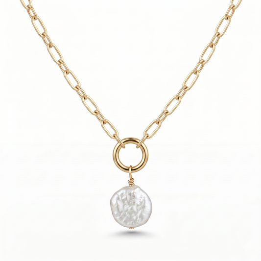 neeks pearl drop necklace