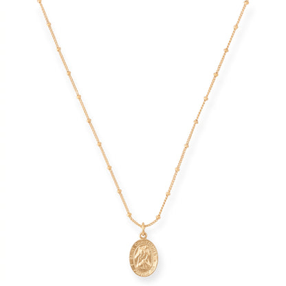 st. christopher medallion necklace