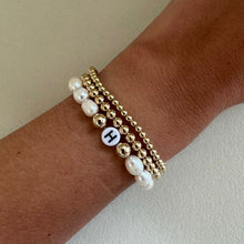 Load image into Gallery viewer, custom pearl bracelet triple stack (3+4+6mm)
