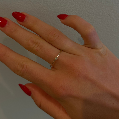 august birthstone ring