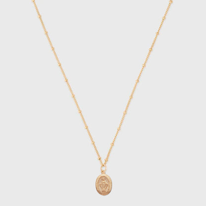blessed mary necklace
