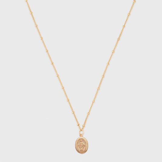 blessed mary necklace