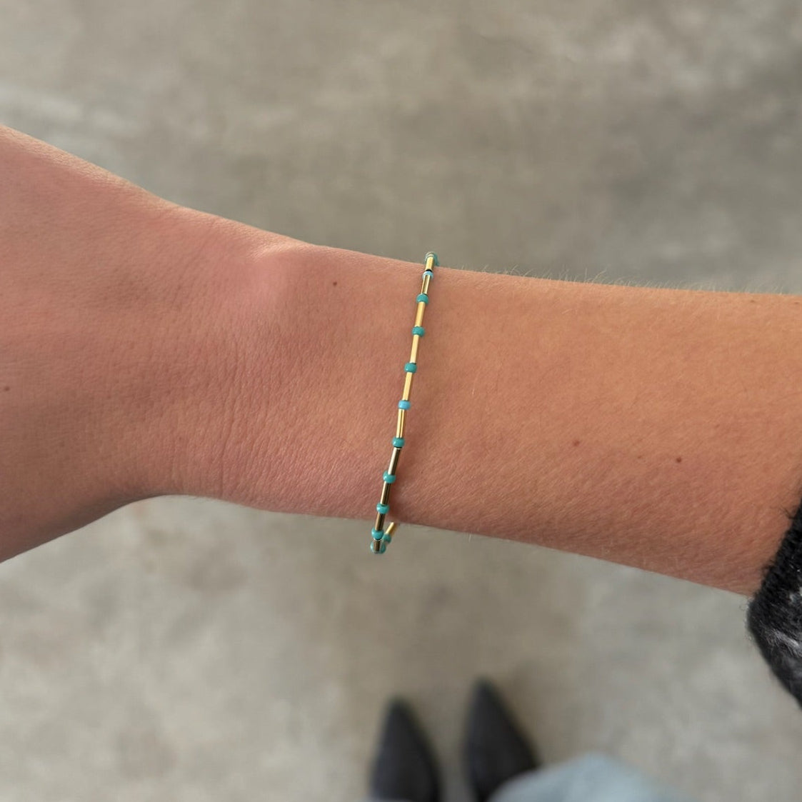 turquoise station bracelet