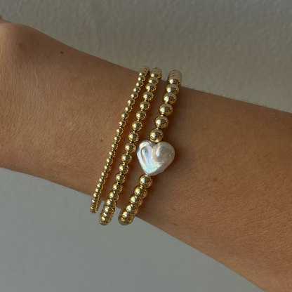 Herz Juno Dreifachstapel (3+4+5mm)