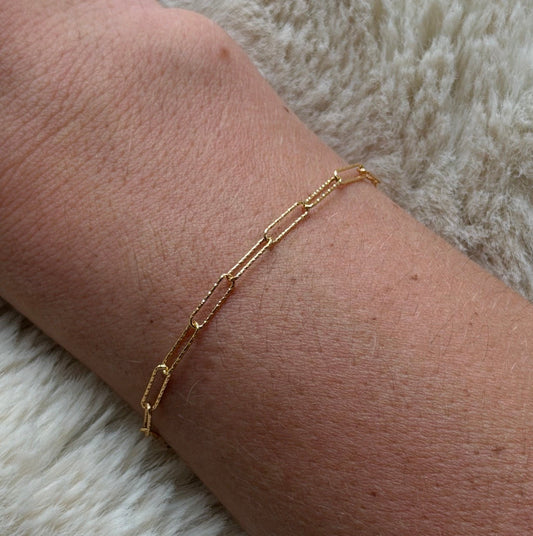 stardust paperclip bracelet