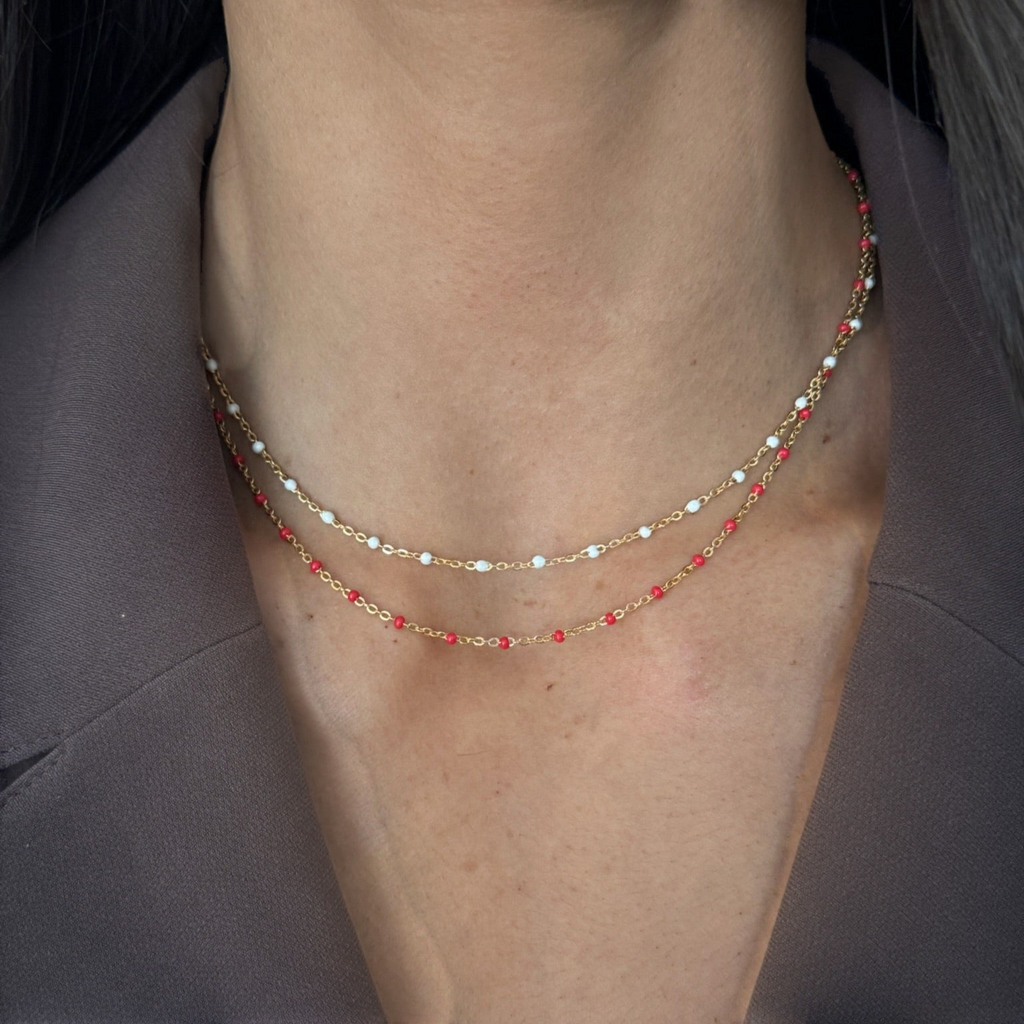 buckeye necklace stack