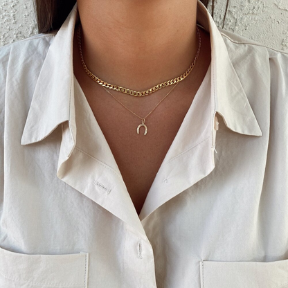 14k lucky necklace
