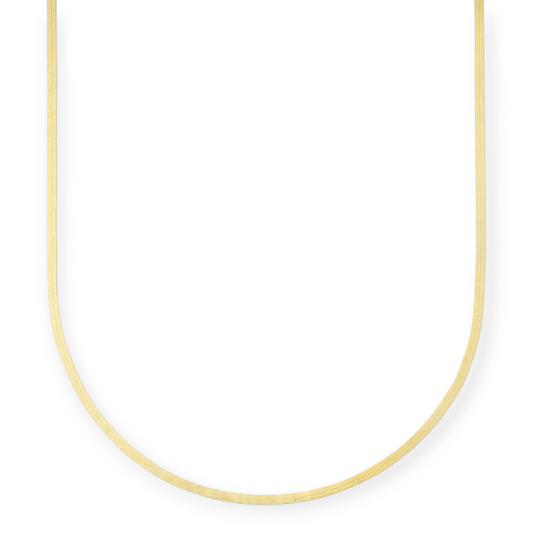 dainty herringbone necklace