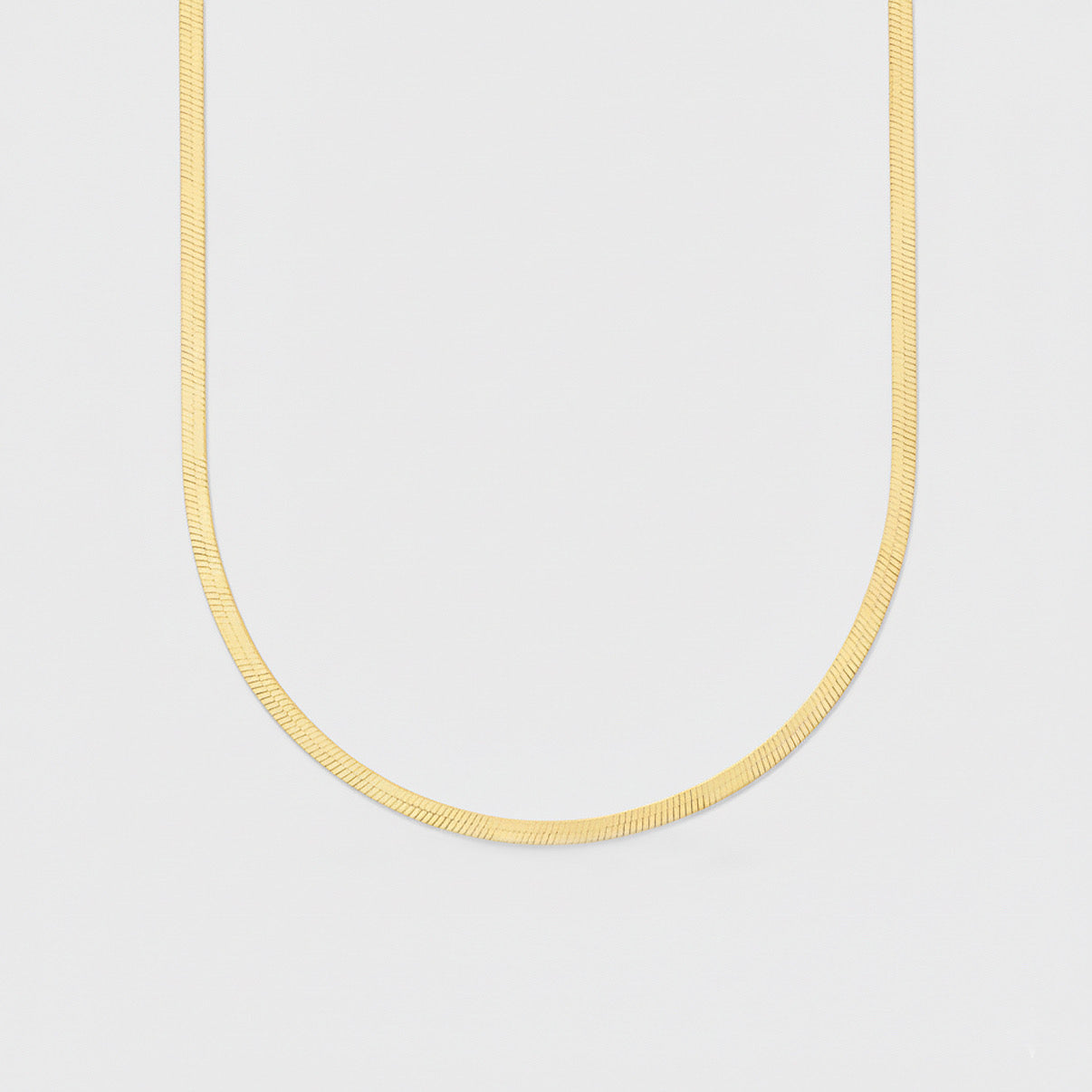 chunky herringbone necklace