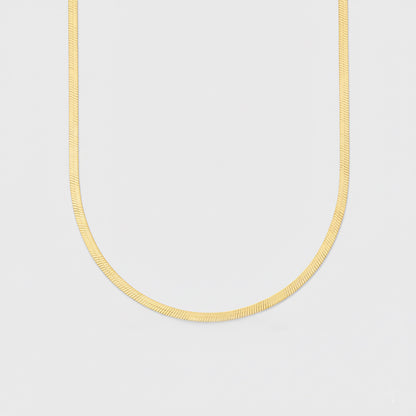 chunky herringbone necklace