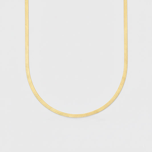 chunky herringbone necklace