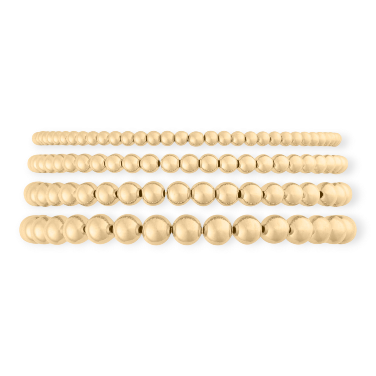 juno bracelet four stack (3+4+5+6mm)