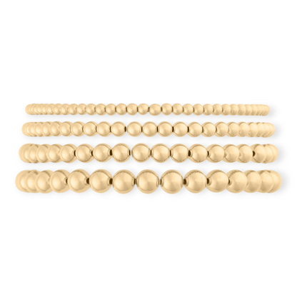 juno bracelet four stack (3+4+5+6mm)