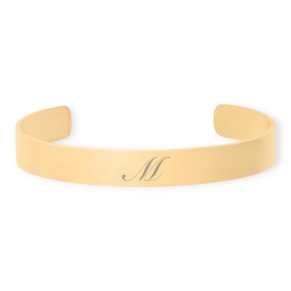 the signature initial cuff