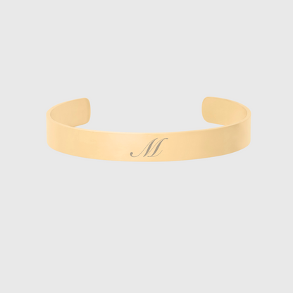 the signature initial cuff