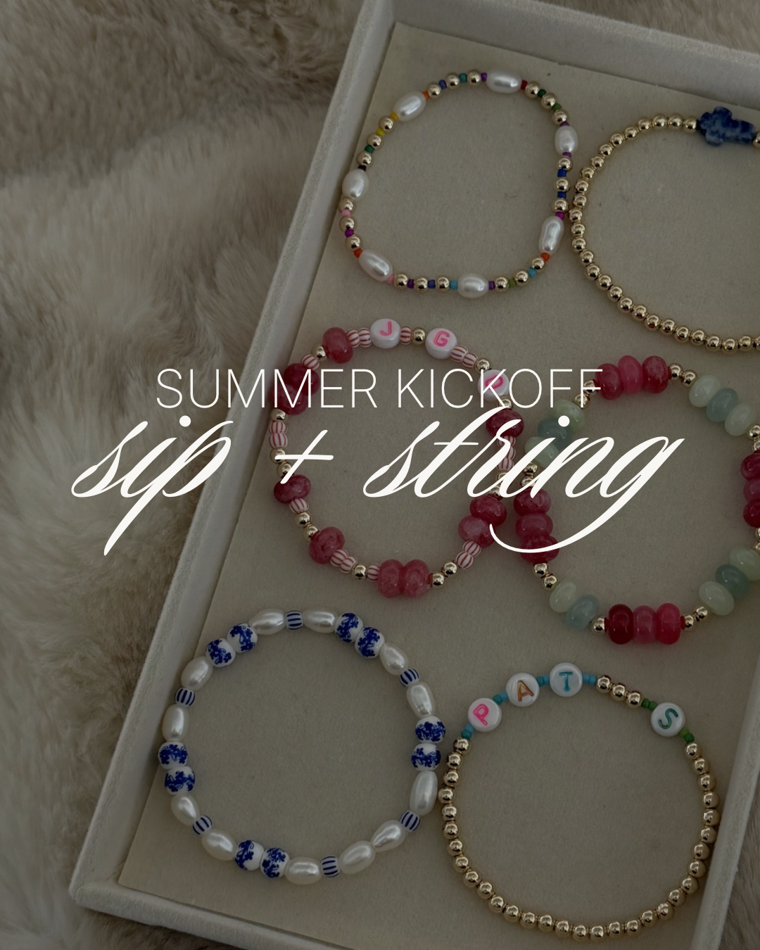 sip + string: bracelets 6/11