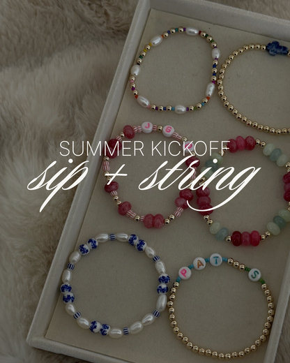 sip + string: bracelets 6/11