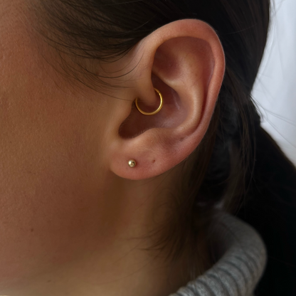 Goujons à rotule 14 carats (3 mm)