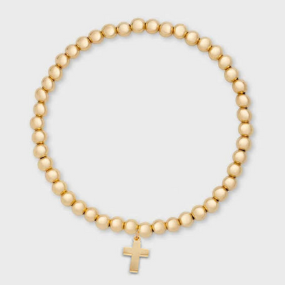 cross juno bracelet (4mm)