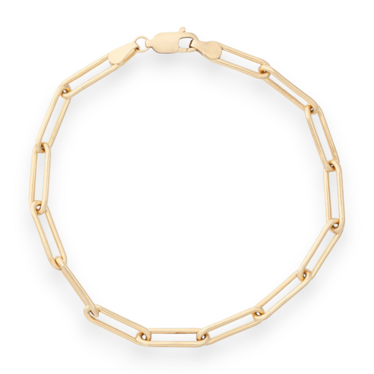 chunky paperclip bracelet