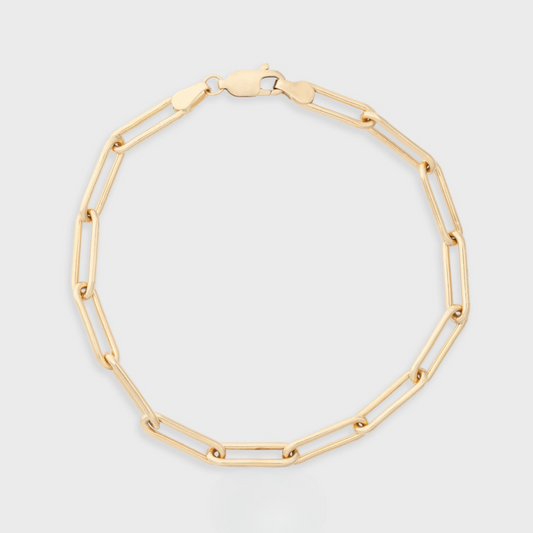 chunky paperclip bracelet
