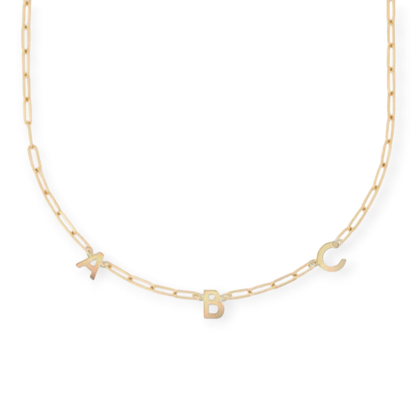 custom initial necklace