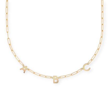 custom initial necklace