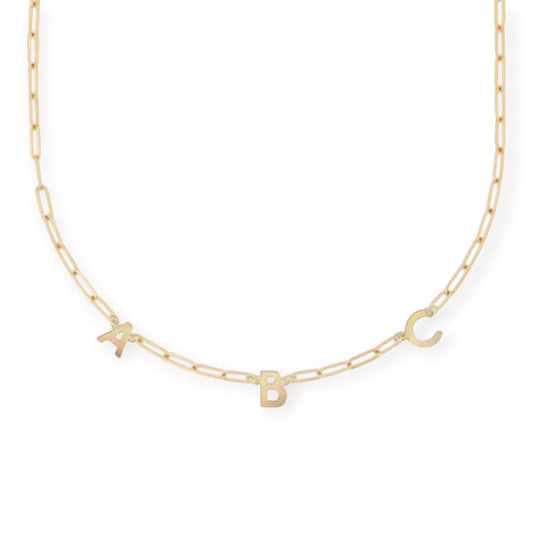 custom initial necklace